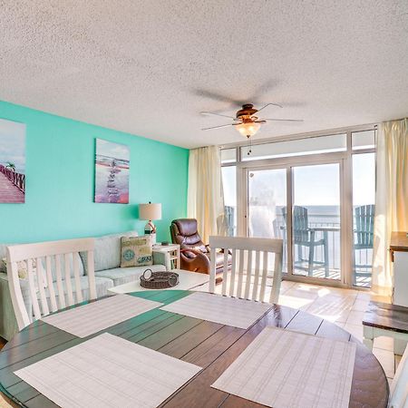 Oceanfront Condo With Huge Balcony Walk To Skywheel Myrtle Beach Kültér fotó