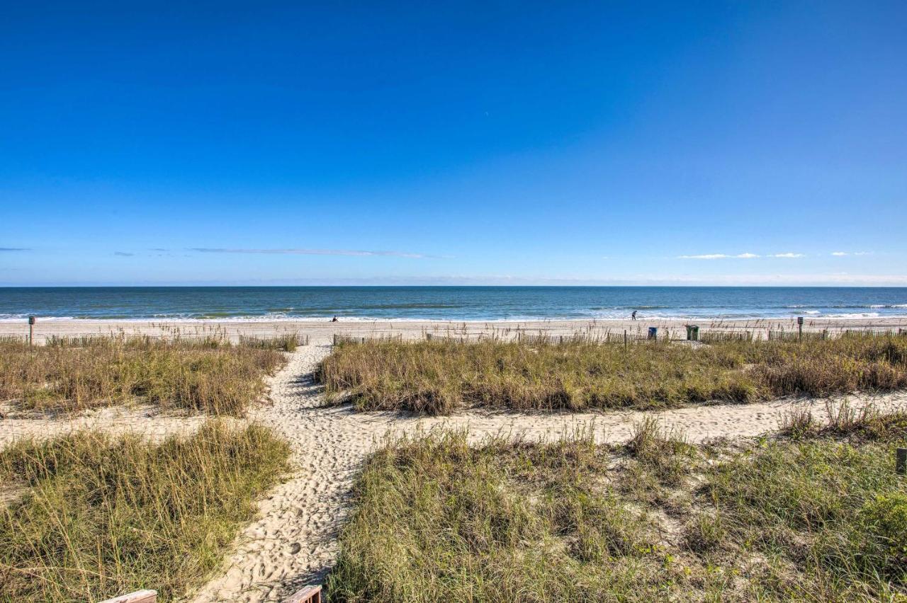 Oceanfront Condo With Huge Balcony Walk To Skywheel Myrtle Beach Kültér fotó