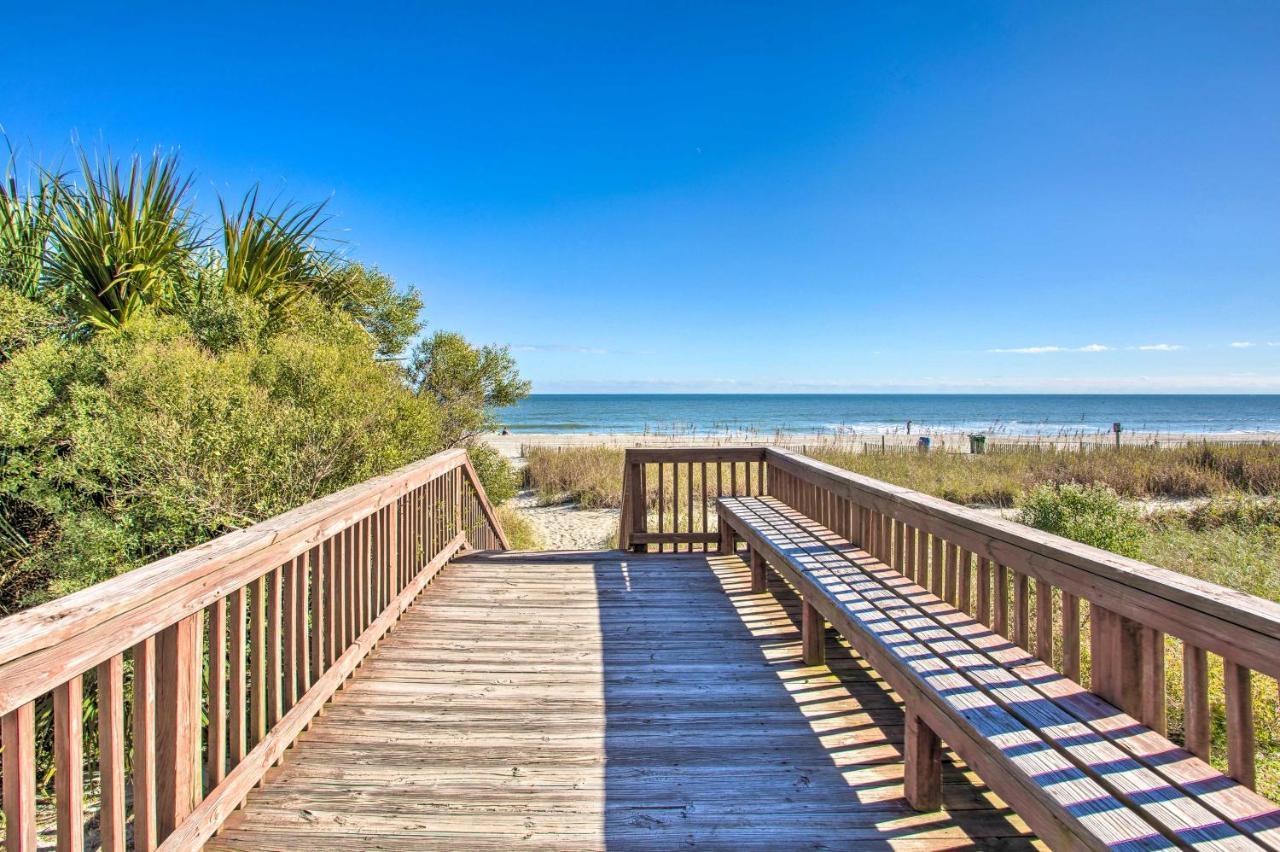 Oceanfront Condo With Huge Balcony Walk To Skywheel Myrtle Beach Kültér fotó