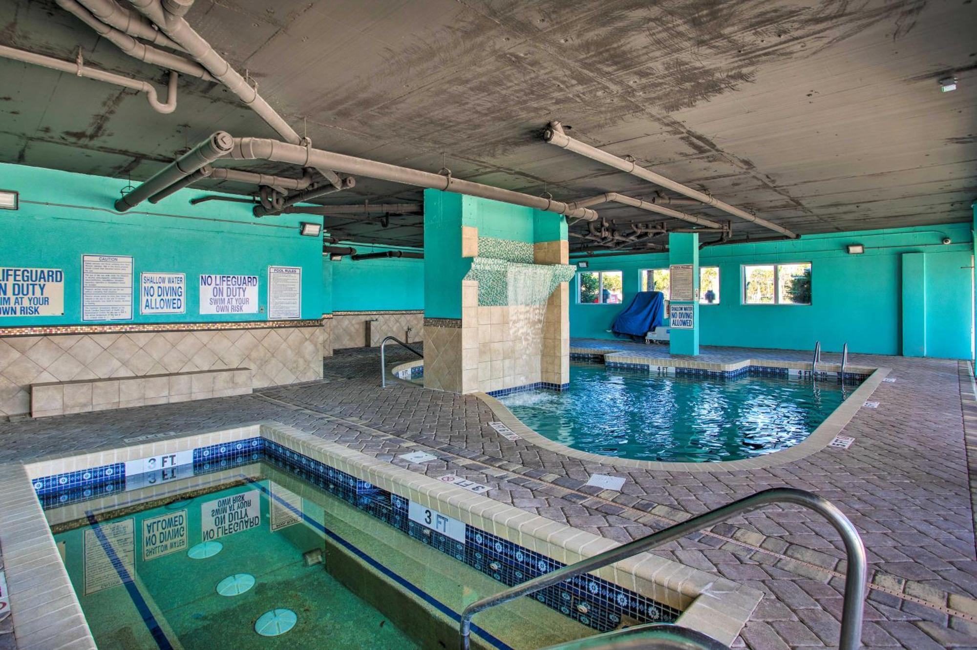 Oceanfront Condo With Huge Balcony Walk To Skywheel Myrtle Beach Kültér fotó