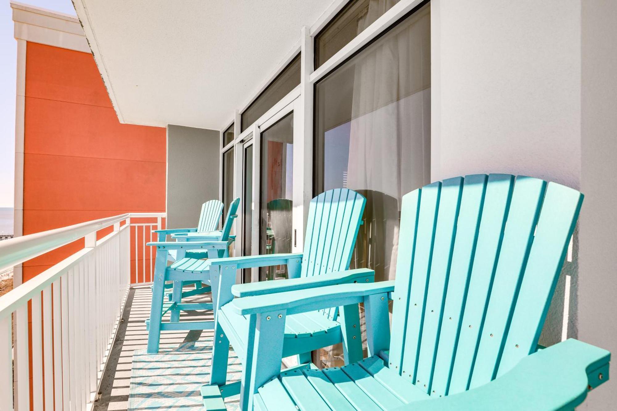 Oceanfront Condo With Huge Balcony Walk To Skywheel Myrtle Beach Kültér fotó