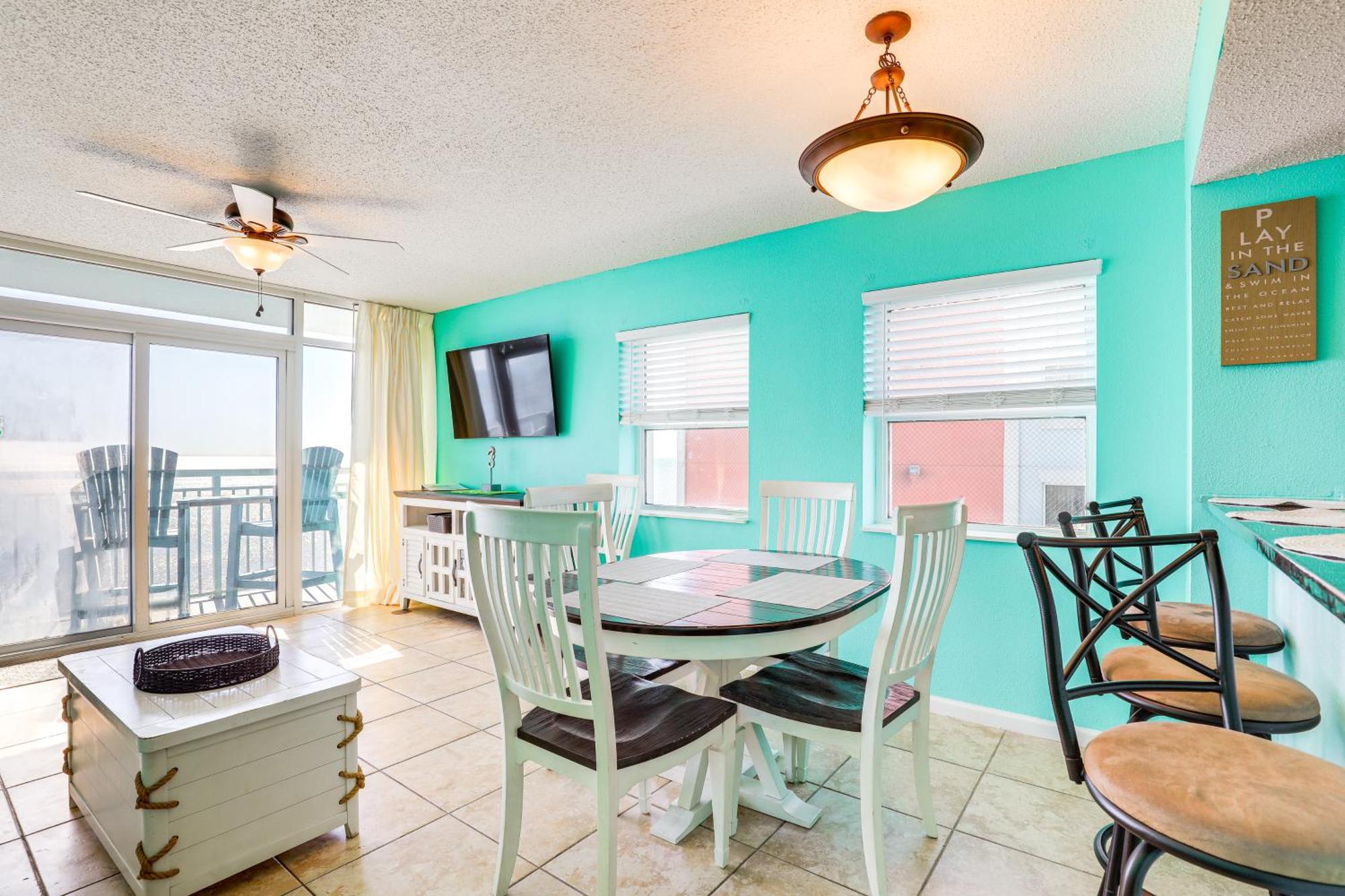 Oceanfront Condo With Huge Balcony Walk To Skywheel Myrtle Beach Kültér fotó