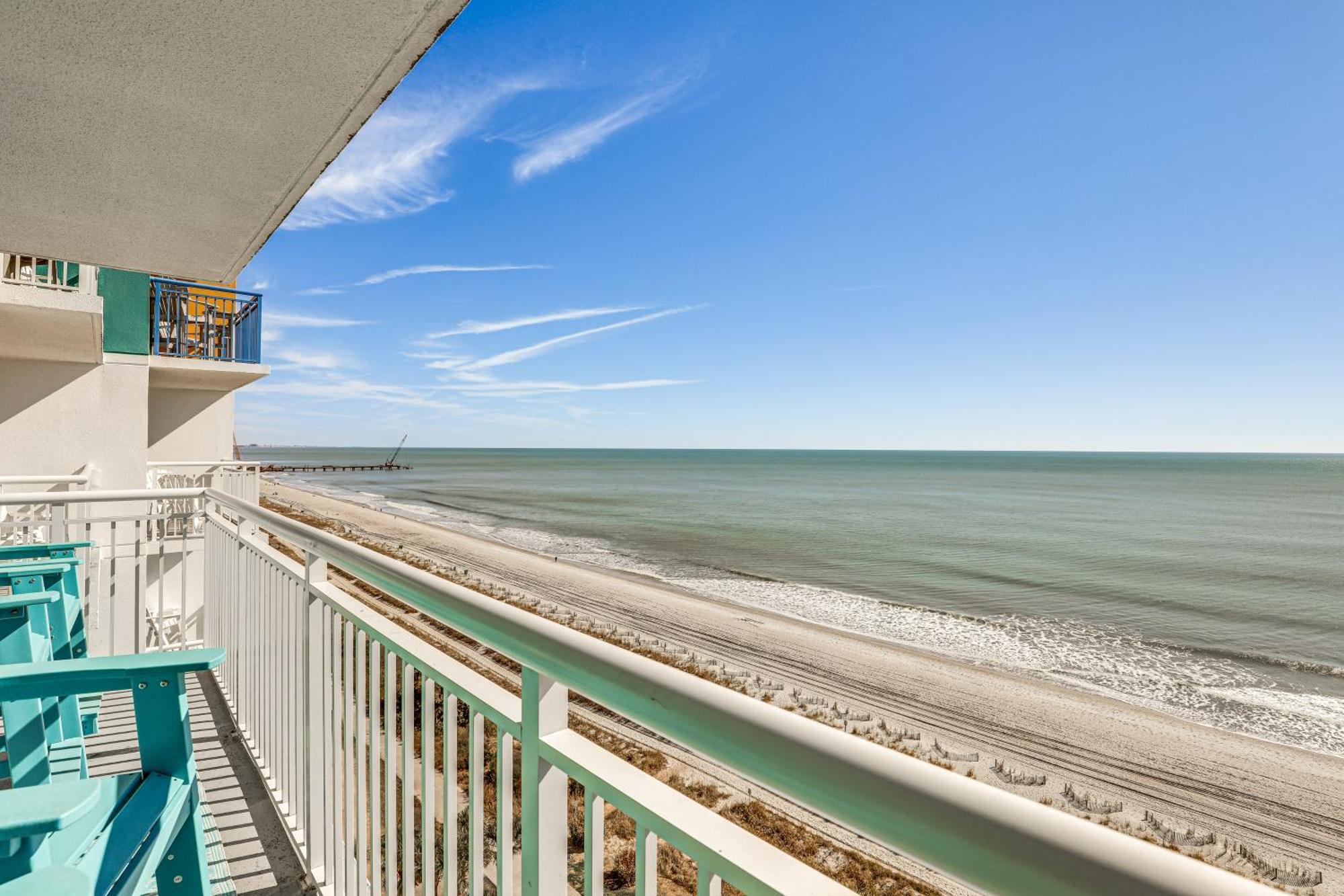 Oceanfront Condo With Huge Balcony Walk To Skywheel Myrtle Beach Kültér fotó